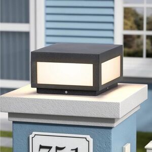 Outdoor column light, 9.84-inch outdoor pillar light ( Includes 1 column ligth)